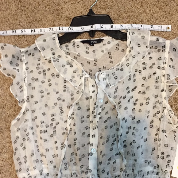 Sheer top - Picture 3 of 10